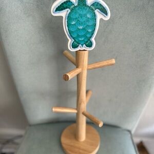 Sea Turtle Wooden Scissors Keys or Mug Tree Stand